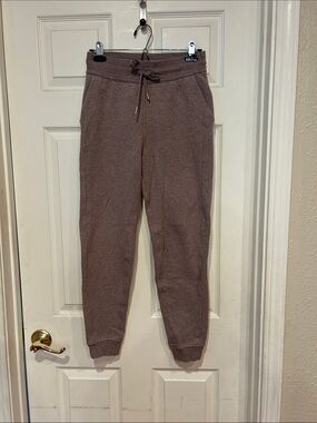 lululemon athletica Mauve-Brown Drawstring Joggers